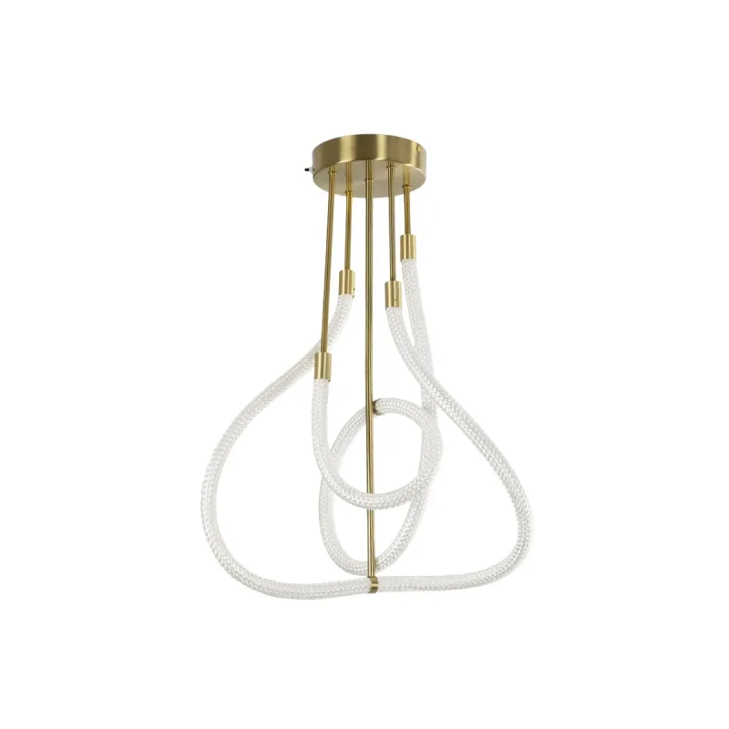 kelvo® GLOW KLV-101-0152 Φωτιστικό Οροφής LED 40W 4000lm 360° AC 220-240V IP20 Ρυθμιζόμενο Λευκό CCT με Χειριστήριο από 2700K έως 6000K Dimmable - Lumileds SMD Chip - Χρυσό Πλατίνα - Μ50 x Π50 x Υ70cm - 3 Χρόνια Εγγύηση