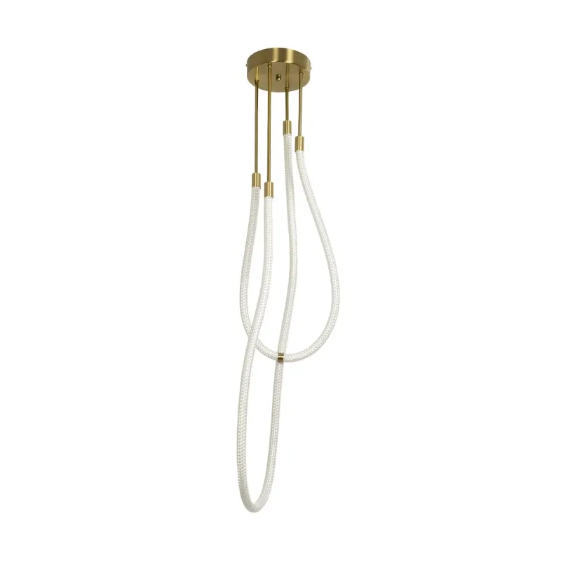 kelvo® GLOW KLV-101-0153 Φωτιστικό Οροφής LED 42W 4200lm 360° AC 220-240V IP20 Ρυθμιζόμενο Λευκό CCT με Χειριστήριο από 2700K έως 6000K Dimmable - Lumileds SMD Chip - Χρυσό Πλατίνα - Μ50 x Π50 x Υ70cm - 3 Χρόνια Εγγύηση