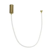 kelvo® GLOW KLV-101-0155 Κρεμαστό Φωτιστικό Οροφής LED 27W 2700lm 360° AC 220-240V IP20 Ρυθμιζόμενο Λευκό CCT με Χειριστήριο από 2700K έως 6000K Dimmable - Lumileds SMD Chip - Χρυσό Πλατίνα - Μ90 x Π9 x Υ95cm - 3 Χρόνια Εγγύηση