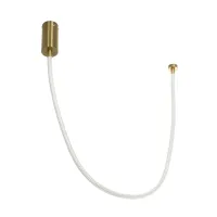kelvo® GLOW KLV-101-0155 Κρεμαστό Φωτιστικό Οροφής LED 27W 2700lm 360° AC 220-240V IP20 Ρυθμιζόμενο Λευκό CCT με Χειριστήριο από 2700K έως 6000K Dimmable - Lumileds SMD Chip - Χρυσό Πλατίνα - Μ90 x Π9 x Υ95cm - 3 Χρόνια Εγγύηση