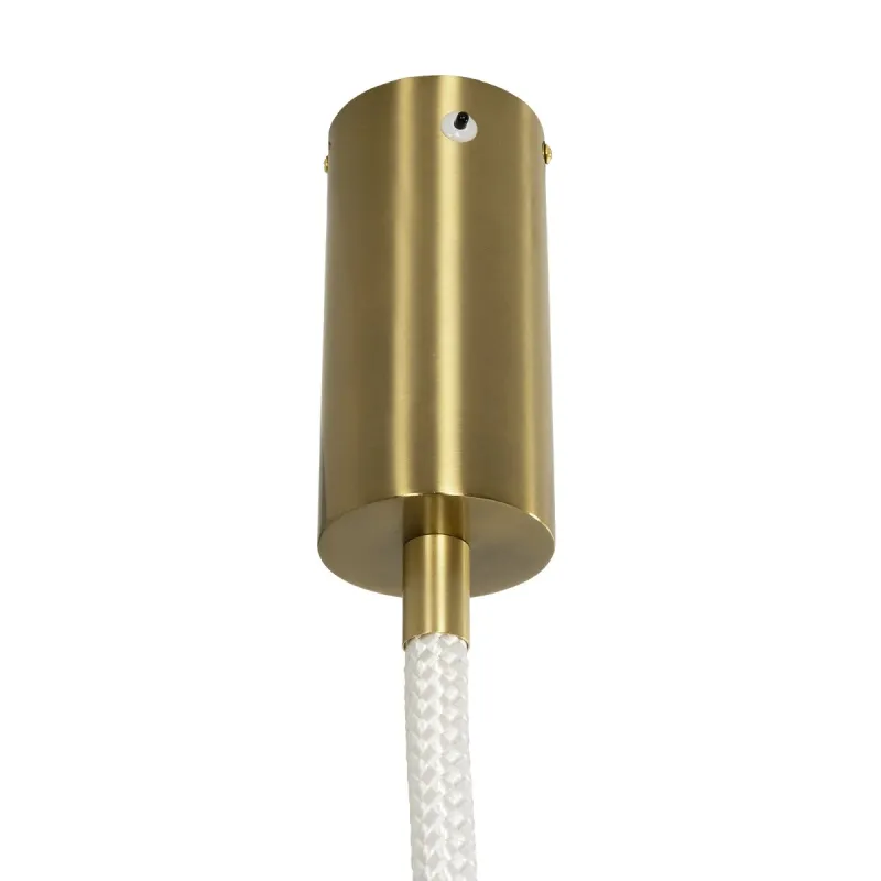 kelvo® GLOW KLV-101-0155 Κρεμαστό Φωτιστικό Οροφής LED 27W 2700lm 360° AC 220-240V IP20 Ρυθμιζόμενο Λευκό CCT με Χειριστήριο από 2700K έως 6000K Dimmable - Lumileds SMD Chip - Χρυσό Πλατίνα - Μ90 x Π9 x Υ95cm - 3 Χρόνια Εγγύηση