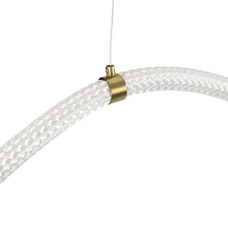 kelvo® GLOW KLV-101-0158 Κρεμαστό Φωτιστικό Οροφής LED 105W 10500lm 360° AC 220-240V IP20 Ρυθμιζόμενο Λευκό CCT με Χειριστήριο από 2700K έως 6000K Dimmable - Lumileds SMD Chip - Χρυσό Πλατίνα - Μ180 x Π180 x Υ110cm - 3 Χρόνια Εγγύηση