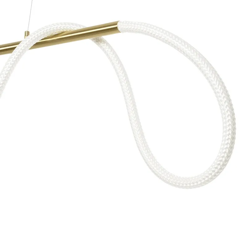 kelvo® GLOW KLV-101-0167 Κρεμαστό Φωτιστικό Οροφής LED 45W 4500lm 360° AC 220-240V IP20 Ρυθμιζόμενο Λευκό CCT με Χειριστήριο από 2700K έως 6000K Dimmable - Lumileds SMD Chip - Χρυσό Πλατίνα - Μ180 x Π30 x Υ40cm - 3 Χρόνια Εγγύηση