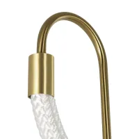 kelvo® GLOW KLV-101-0169 Φωτιστικό Τοίχου / Απλίκα LED 18W 1800lm 360° AC 220-240V IP20 Ρυθμιζόμενο Λευκό CCT με On/Off 2700K/4500K/6000K - Lumileds SMD Chip - Χρυσό Πλατίνα - Μ30 x Π15 x Υ70cm - 3 Χρόνια Εγγύηση
