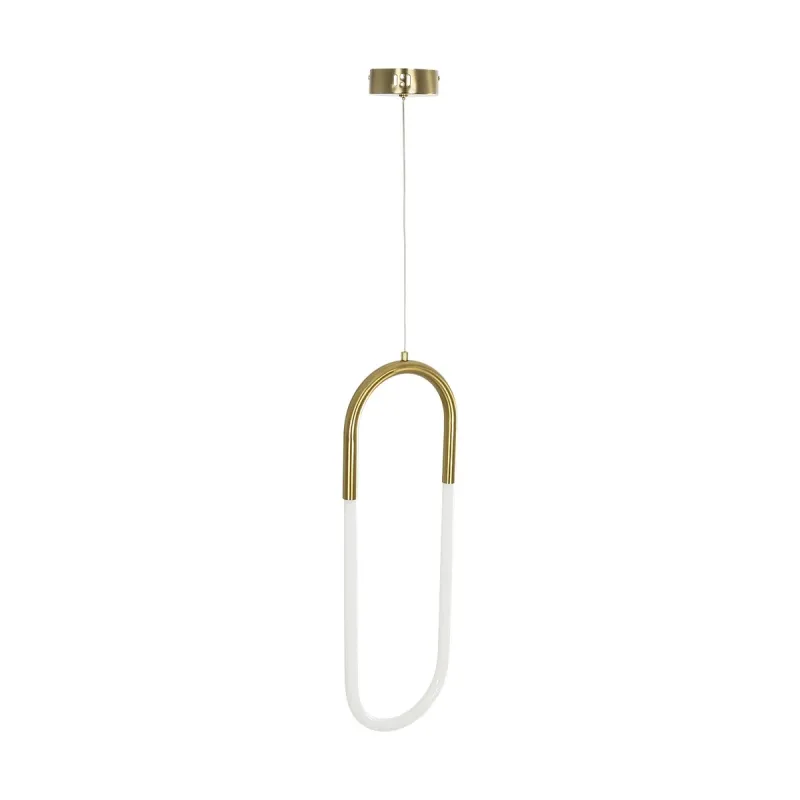 kelvo® GLOW KLV-101-0176 Κρεμαστό Φωτιστικό Οροφής LED 18W 1800lm 360° AC 220-240V IP20 Ρυθμιζόμενο Λευκό CCT με On/Off 2700K/4500K/6000K - Lumileds SMD Chip - Χρυσό Πλατίνα - Μ20 x Π2.5 x Υ60cm - 3 Χρόνια Εγγύηση