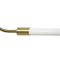 kelvo® GLOW KLV-101-0177 Κρεμαστό Φωτιστικό Οροφής LED 15W 1500lm 360° AC 220-240V IP20 Ρυθμιζόμενο Λευκό CCT με Χειριστήριο από 2700K έως 6000K Dimmable - Lumileds SMD Chip - Χρυσό Πλατίνα - Μ120 x Π3 x Υ17cm - 3 Χρόνια Εγγύηση