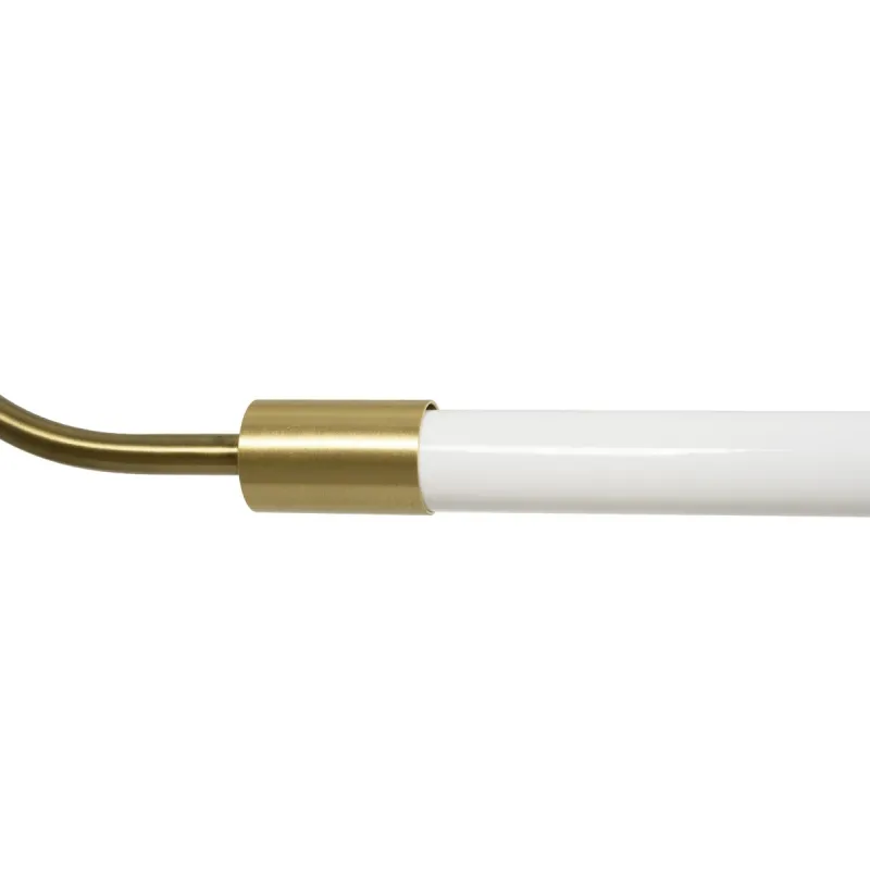 kelvo® GLOW KLV-101-0177 Κρεμαστό Φωτιστικό Οροφής LED 15W 1500lm 360° AC 220-240V IP20 Ρυθμιζόμενο Λευκό CCT με Χειριστήριο από 2700K έως 6000K Dimmable - Lumileds SMD Chip - Χρυσό Πλατίνα - Μ120 x Π3 x Υ17cm - 3 Χρόνια Εγγύηση