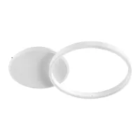 kelvo® VENOM KLV-101-0182 Φωτιστικό Οροφής LED 45W 4500lm 360° AC 220-240V IP20 Ρυθμιζόμενο Λευκό CCT με Χειριστήριο από 2700K έως 6000K Dimmable - Lumileds SMD Chip - Λευκό Ματ - Μ60 x Π40 x Υ7.5cm - 3 Χρόνια Εγγύηση