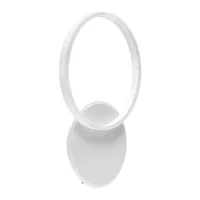 kelvo® VENOM KLV-101-0182-V2 Φωτιστικό Τοίχου / Απλίκα LED 45W 4500lm 360° AC 220-240V IP20 Ρυθμιζόμενο Λευκό CCT με Χειριστήριο από 2700K έως 6000K Dimmable - Lumileds SMD Chip - Λευκό Ματ - Μ60 x Π40 x Υ7.5cm - 3 Χρόνια Εγγύηση