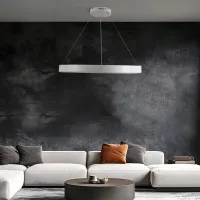 kelvo® VENOM KLV-101-0191 Κρεμαστό Φωτιστικό Οροφής LED 67W 6700lm 120° AC 220-240V IP20 Ρυθμιζόμενο Λευκό CCT με Χειριστήριο από 2700K έως 6000K Dimmable - Lumileds SMD Chip - Λευκό Ματ - Μ80 x Π80 x Υ6.5cm - 3 Χρόνια Εγγύηση