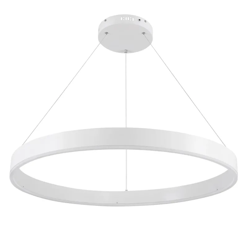 kelvo® VENOM KLV-101-0191 Κρεμαστό Φωτιστικό Οροφής LED 67W 6700lm 120° AC 220-240V IP20 Ρυθμιζόμενο Λευκό CCT με Χειριστήριο από 2700K έως 6000K Dimmable - Lumileds SMD Chip - Λευκό Ματ - Μ80 x Π80 x Υ6.5cm - 3 Χρόνια Εγγύηση