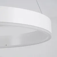 kelvo® VENOM KLV-101-0191 Κρεμαστό Φωτιστικό Οροφής LED 67W 6700lm 120° AC 220-240V IP20 Ρυθμιζόμενο Λευκό CCT με Χειριστήριο από 2700K έως 6000K Dimmable - Lumileds SMD Chip - Λευκό Ματ - Μ80 x Π80 x Υ6.5cm - 3 Χρόνια Εγγύηση