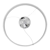 kelvo® VENOM KLV-101-0191 Κρεμαστό Φωτιστικό Οροφής LED 67W 6700lm 120° AC 220-240V IP20 Ρυθμιζόμενο Λευκό CCT με Χειριστήριο από 2700K έως 6000K Dimmable - Lumileds SMD Chip - Λευκό Ματ - Μ80 x Π80 x Υ6.5cm - 3 Χρόνια Εγγύηση