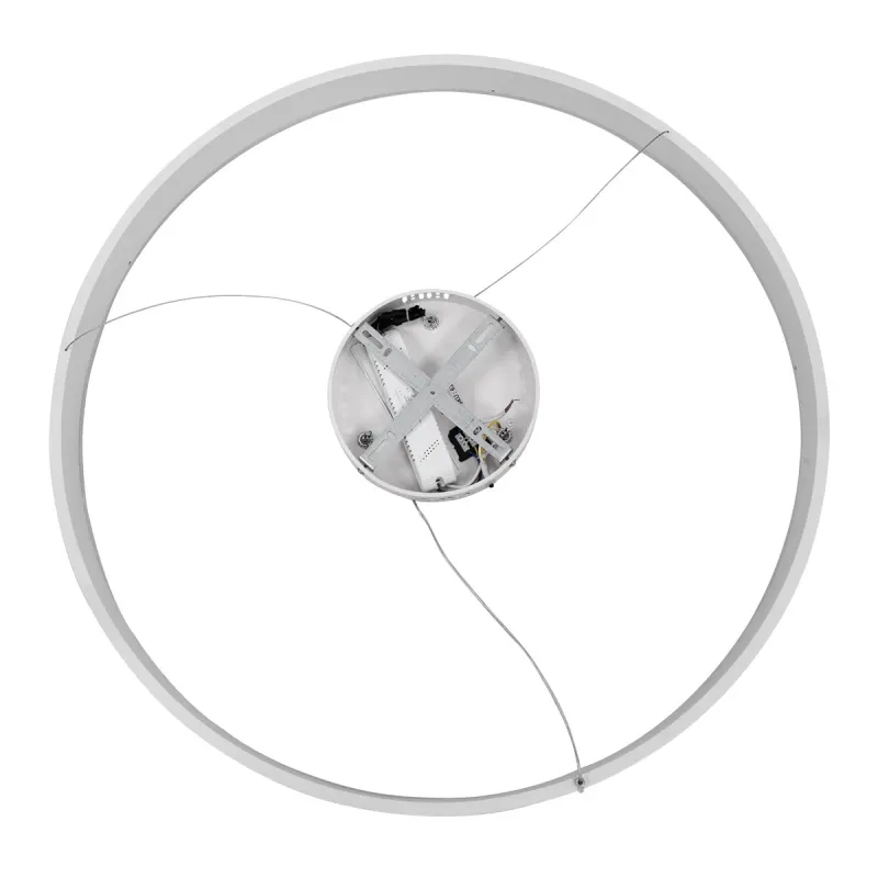 kelvo® VENOM KLV-101-0191 Κρεμαστό Φωτιστικό Οροφής LED 67W 6700lm 120° AC 220-240V IP20 Ρυθμιζόμενο Λευκό CCT με Χειριστήριο από 2700K έως 6000K Dimmable - Lumileds SMD Chip - Λευκό Ματ - Μ80 x Π80 x Υ6.5cm - 3 Χρόνια Εγγύηση