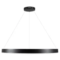 kelvo® VENOM KLV-101-0193 Κρεμαστό Φωτιστικό Οροφής LED 75W 7500lm 120° AC 220-240V IP20 Ρυθμιζόμενο Λευκό CCT με Χειριστήριο από 2700K έως 6000K Dimmable - Lumileds SMD Chip - Μαύρο Ματ - Μ100 x Π100 x Υ6.5cm - 3 Χρόνια Εγγύηση