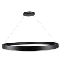 kelvo® VENOM KLV-101-0193 Κρεμαστό Φωτιστικό Οροφής LED 75W 7500lm 120° AC 220-240V IP20 Ρυθμιζόμενο Λευκό CCT με Χειριστήριο από 2700K έως 6000K Dimmable - Lumileds SMD Chip - Μαύρο Ματ - Μ100 x Π100 x Υ6.5cm - 3 Χρόνια Εγγύηση