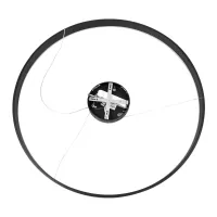 kelvo® VENOM KLV-101-0193 Κρεμαστό Φωτιστικό Οροφής LED 75W 7500lm 120° AC 220-240V IP20 Ρυθμιζόμενο Λευκό CCT με Χειριστήριο από 2700K έως 6000K Dimmable - Lumileds SMD Chip - Μαύρο Ματ - Μ100 x Π100 x Υ6.5cm - 3 Χρόνια Εγγύηση