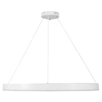 kelvo® VENOM KLV-101-0194 Κρεμαστό Φωτιστικό Οροφής LED 75W 7500lm 120° AC 220-240V IP20 Ρυθμιζόμενο Λευκό CCT με Χειριστήριο από 2700K έως 6000K Dimmable - Lumileds SMD Chip - Λευκό Ματ - Μ100 x Π100 x Υ6.5cm - 3 Χρόνια Εγγύηση