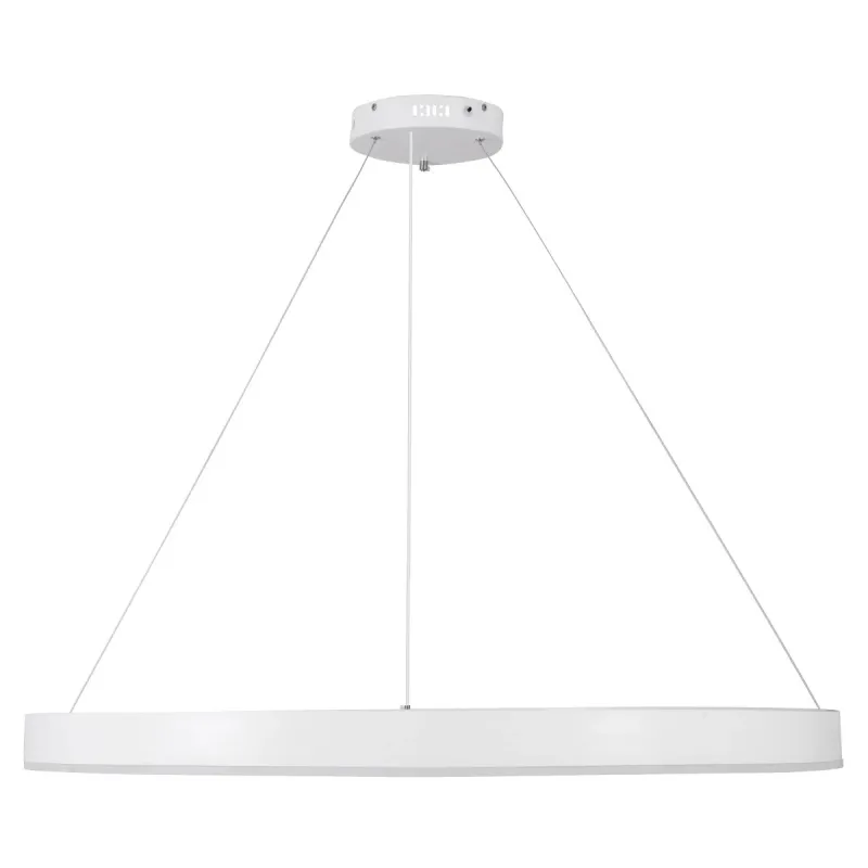 kelvo® VENOM KLV-101-0194 Κρεμαστό Φωτιστικό Οροφής LED 75W 7500lm 120° AC 220-240V IP20 Ρυθμιζόμενο Λευκό CCT με Χειριστήριο από 2700K έως 6000K Dimmable - Lumileds SMD Chip - Λευκό Ματ - Μ100 x Π100 x Υ6.5cm - 3 Χρόνια Εγγύηση