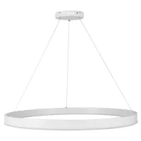 kelvo® VENOM KLV-101-0194 Κρεμαστό Φωτιστικό Οροφής LED 75W 7500lm 120° AC 220-240V IP20 Ρυθμιζόμενο Λευκό CCT με Χειριστήριο από 2700K έως 6000K Dimmable - Lumileds SMD Chip - Λευκό Ματ - Μ100 x Π100 x Υ6.5cm - 3 Χρόνια Εγγύηση
