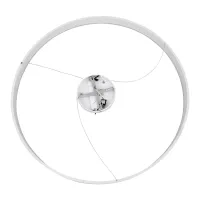 kelvo® VENOM KLV-101-0194 Κρεμαστό Φωτιστικό Οροφής LED 75W 7500lm 120° AC 220-240V IP20 Ρυθμιζόμενο Λευκό CCT με Χειριστήριο από 2700K έως 6000K Dimmable - Lumileds SMD Chip - Λευκό Ματ - Μ100 x Π100 x Υ6.5cm - 3 Χρόνια Εγγύηση