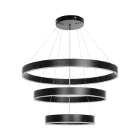 kelvo® VENOM KLV-101-0199-V2 Κρεμαστό Φωτιστικό Οροφής LED 120W 12000lm 120° AC 220-240V IP20 Ρυθμιζόμενο Λευκό CCT με Χειριστήριο από 2700K έως 6000K Dimmable - Lumileds SMD Chip - Μαύρο Ματ - Μ80 x Π80 x Υ80cm - 3 Χρόνια Εγγύηση