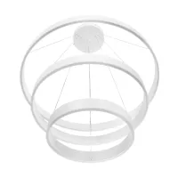 kelvo® VENOM KLV-101-0200 Κρεμαστό Φωτιστικό Οροφής LED 120W 12000lm 120° AC 220-240V IP20 Ρυθμιζόμενο Λευκό CCT με Χειριστήριο από 2700K έως 6000K Dimmable - Lumileds SMD Chip - Λευκό Ματ - Μ80 x Π80 x Υ80cm - 3 Χρόνια Εγγύηση