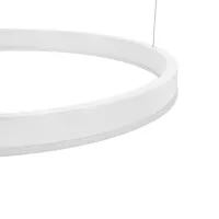 kelvo® VENOM KLV-101-0203 Κρεμαστό Φωτιστικό Οροφής LED 150W 15000lm 120° AC 220-240V IP20 Ρυθμιζόμενο Λευκό CCT με Χειριστήριο από 2700K έως 6000K Dimmable - Lumileds SMD Chip - Λευκό Ματ - Μ150 x Π90 x Υ60cm - 3 Χρόνια Εγγύηση