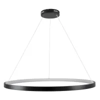 kelvo® NEMESIS KLV-101-0214 Κρεμαστό Φωτιστικό Οροφής LED 75W 7500lm 180° AC 220-240V IP20 Ρυθμιζόμενο Λευκό CCT με Χειριστήριο από 2700K έως 6000K Dimmable - Lumileds SMD Chip - Μαύρο Ματ - Μ100 x Π100 x Υ4cm - 3 Χρόνια Εγγύηση