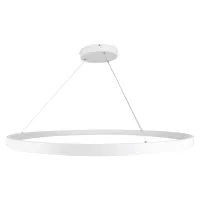 kelvo® NEMESIS KLV-101-0215 Κρεμαστό Φωτιστικό Οροφής LED 75W 7500lm 180° AC 220-240V IP20 Ρυθμιζόμενο Λευκό CCT με Χειριστήριο από 2700K έως 6000K Dimmable - Lumileds SMD Chip - Λευκό Ματ - Μ100 x Π100 x Υ4cm - 3 Χρόνια Εγγύηση
