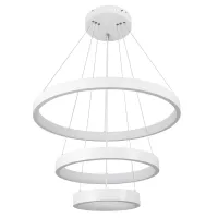 kelvo® NEMESIS KLV-101-0218 Κρεμαστό Φωτιστικό Οροφής LED 100W 10000lm 180° AC 220-240V IP20 Ρυθμιζόμενο Λευκό CCT με Χειριστήριο από 2700K έως 6000K Dimmable - Lumileds SMD Chip - Λευκό Ματ - Μ60 x Π60 x Υ60cm - 3 Χρόνια Εγγύηση