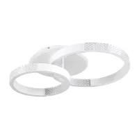 kelvo® DIAMOND KLV-101-0224 Φωτιστικό Οροφής LED 67W 6700lm 360° AC 220-240V IP20 Ρυθμιζόμενο Λευκό CCT με Χειριστήριο από 2700K έως 6000K Dimmable - Lumileds SMD Chip - Λευκό Ματ - Μ60 x Π40 x Υ14cm - 3 Χρόνια Εγγύηση