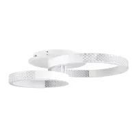 kelvo® DIAMOND KLV-101-0224 Φωτιστικό Οροφής LED 67W 6700lm 360° AC 220-240V IP20 Ρυθμιζόμενο Λευκό CCT με Χειριστήριο από 2700K έως 6000K Dimmable - Lumileds SMD Chip - Λευκό Ματ - Μ60 x Π40 x Υ14cm - 3 Χρόνια Εγγύηση