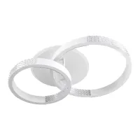 kelvo® DIAMOND KLV-101-0224 Φωτιστικό Οροφής LED 67W 6700lm 360° AC 220-240V IP20 Ρυθμιζόμενο Λευκό CCT με Χειριστήριο από 2700K έως 6000K Dimmable - Lumileds SMD Chip - Λευκό Ματ - Μ60 x Π40 x Υ14cm - 3 Χρόνια Εγγύηση