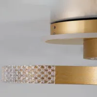 kelvo® DIAMOND KLV-101-0225 Φωτιστικό Οροφής LED 67W 6700lm 360° AC 220-240V IP20 Ρυθμιζόμενο Λευκό CCT με Χειριστήριο από 2700K έως 6000K Dimmable - Lumileds SMD Chip - Χρυσό Πλατίνα - Μ60 x Π40 x Υ14cm - 3 Χρόνια Εγγύηση