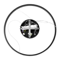 kelvo® DIAMOND KLV-101-0229 Κρεμαστό Φωτιστικό Οροφής LED 45W 4500lm 180° AC 220-240V IP20 Ρυθμιζόμενο Λευκό CCT με Χειριστήριο από 2700K έως 6000K Dimmable - Lumileds SMD Chip - Μαύρο Ματ - Μ60 x Π60 x Υ3cm - 3 Χρόνια Εγγύηση