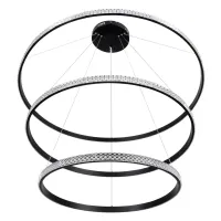 kelvo® DIAMOND KLV-101-0241 Κρεμαστό Φωτιστικό Οροφής LED 150W 15000lm 180° AC 220-240V IP20 Ρυθμιζόμενο Λευκό CCT με Χειριστήριο από 2700K έως 6000K Dimmable - Lumileds SMD Chip - Μαύρο Ματ - Μ100 x Π100 x Υ100cm - 3 Χρόνια Εγγύηση