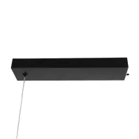 kelvo® LINARIA KLV-101-0255 Κρεμαστό Φωτιστικό Οροφής LED 36W 3600lm 180° AC 220-240V IP20 Ρυθμιζόμενο Λευκό CCT με Χειριστήριο από 2700K έως 6000K Dimmable - Lumileds SMD Chip - Μαύρο Ματ - Μ120 x Π2 x Υ10cm - 3 Χρόνια Εγγύηση