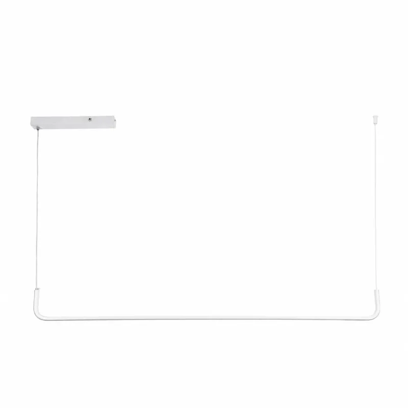 kelvo® LINARIA KLV-101-0256 Κρεμαστό Φωτιστικό Οροφής LED 36W 3600lm 180° AC 220-240V IP20 Ρυθμιζόμενο Λευκό CCT με Χειριστήριο από 2700K έως 6000K Dimmable - Lumileds SMD Chip - Λευκό Ματ - Μ120 x Π2 x Υ12cm - 3 Χρόνια Εγγύηση