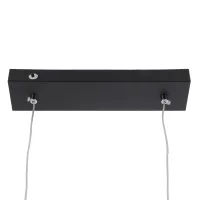 kelvo® LINARIA KLV-101-0258-V2 Κρεμαστό Φωτιστικό Οροφής LED 72W 7200lm 180° AC 220-240V IP20 Ρυθμιζόμενο Λευκό CCT με Χειριστήριο από 2700K έως 6000K Dimmable - Lumileds SMD Chip - Μαύρο Ματ - Μ220 x Π4 x Υ25cm - 3 Χρόνια Εγγύηση