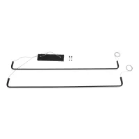 kelvo® LINARIA KLV-101-0258-V2 Κρεμαστό Φωτιστικό Οροφής LED 72W 7200lm 180° AC 220-240V IP20 Ρυθμιζόμενο Λευκό CCT με Χειριστήριο από 2700K έως 6000K Dimmable - Lumileds SMD Chip - Μαύρο Ματ - Μ220 x Π4 x Υ25cm - 3 Χρόνια Εγγύηση