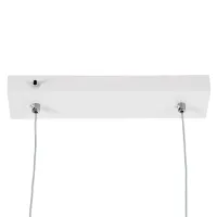 kelvo® LINARIA KLV-101-0259 Κρεμαστό Φωτιστικό Οροφής LED 72W 7200lm 180° AC 220-240V IP20 Ρυθμιζόμενο Λευκό CCT με Χειριστήριο από 2700K έως 6000K Dimmable - Lumileds SMD Chip - Λευκό Ματ - Μ130 x Π4 x Υ25cm - 3 Χρόνια Εγγύηση