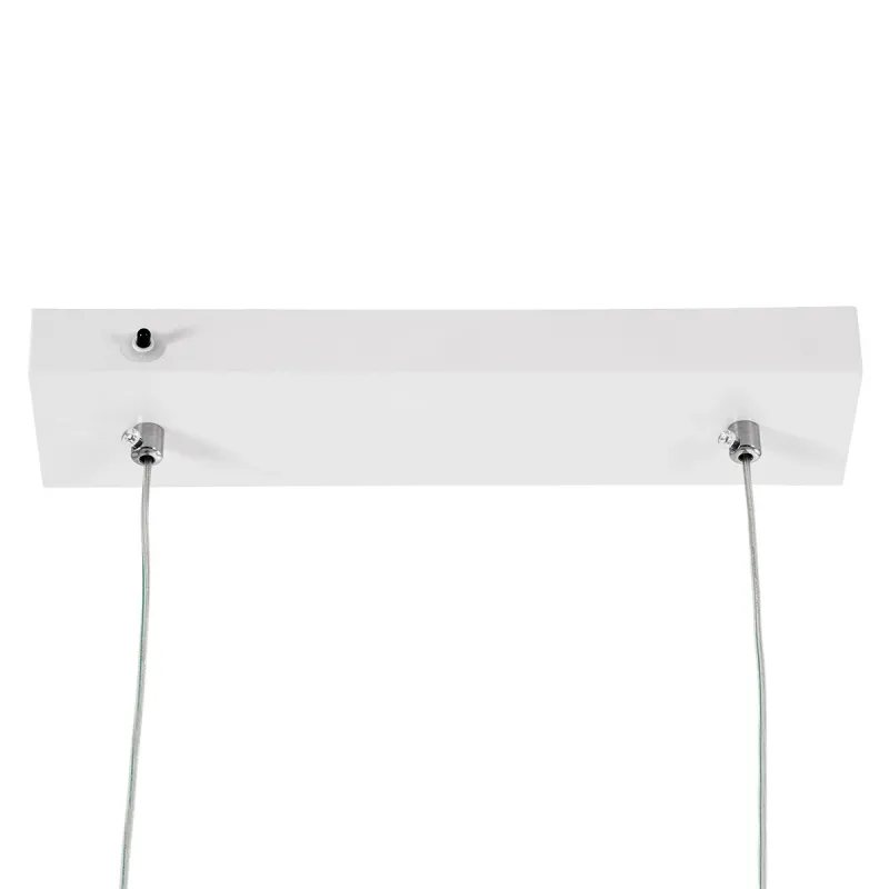 kelvo® LINARIA KLV-101-0259-V2 Κρεμαστό Φωτιστικό Οροφής LED 72W 7200lm 180° AC 220-240V IP20 Ρυθμιζόμενο Λευκό CCT με Χειριστήριο από 2700K έως 6000K Dimmable - Lumileds SMD Chip - Λευκό Ματ - Μ220 x Π4 x Υ25cm - 3 Χρόνια Εγγύηση