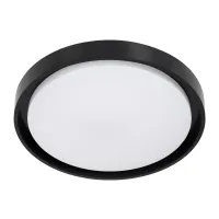 kelvo® BARCHETTA KLV-101-0265-V2 Φωτιστικό Οροφής LED 72W 7200lm 120° AC 220-240V IP20 Ρυθμιζόμενο Λευκό CCT με Χειριστήριο από 2700K έως 6000K Dimmable - Lumileds SMD Chip - Μαύρο Ματ - Μ48 x Π48 x Υ8.2cm - 3 Χρόνια Εγγύηση