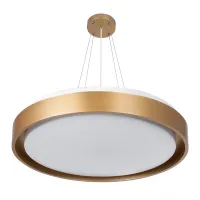 kelvo® BARCHETTA KLV-101-0268-V2 Φωτιστικό Οροφής LED 72W 7200lm 120° AC 220-240V IP20 Ρυθμιζόμενο Λευκό CCT με Χειριστήριο από 2700K έως 6000K Dimmable - Lumileds SMD Chip - Σαμπανιζέ Χρυσό Ματ - Μ48 x Π48 x Υ8.2cm - 3 Χρόνια Εγγύηση