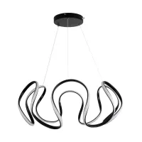 kelvo® TARANTULA KLV-101-0269 Κρεμαστό Φωτιστικό Οροφής LED 120W 12000lm 360° AC 220-240V IP20 Ρυθμιζόμενο Λευκό CCT με Χειριστήριο από 2700K έως 6000K Dimmable - Lumileds SMD Chip - Μαύρο Ματ - Μ78 x Π78 x Υ31.5cm - 3 Χρόνια Εγγύηση