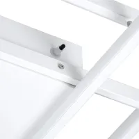 kelvo® QUADRA KLV-101-0294 Φωτιστικό Οροφής LED 100W 10000lm 120° AC 220-240V IP20 Ρυθμιζόμενο Λευκό CCT με Χειριστήριο από 2700K έως 6000K Dimmable - Lumileds SMD Chip - Λευκό Ματ - Μ85 x Π45 x Υ9cm - 3 Χρόνια Εγγύηση
