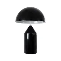 kelvo® URANUS KLV-101-0371 Επιτραπέζιο Φωτιστικό Πορτατίφ για 2 Λάμπες με Ντουί E27 AC 220-240V IP20 - Μαύρο Ματ - Μ35 x Π35 x Υ54cm