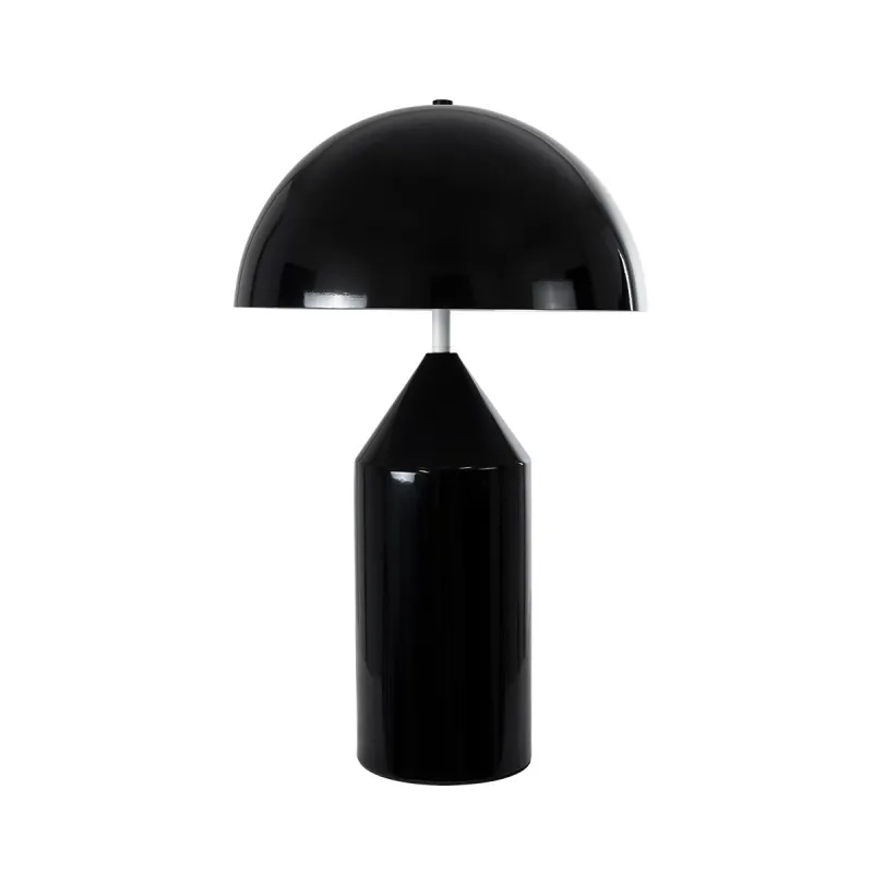 kelvo® URANUS KLV-101-0371 Επιτραπέζιο Φωτιστικό Πορτατίφ για 2 Λάμπες με Ντουί E27 AC 220-240V IP20 - Μαύρο Ματ - Μ35 x Π35 x Υ54cm