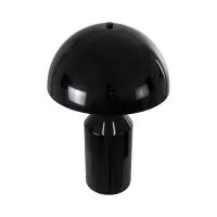 kelvo® URANUS KLV-101-0371 Επιτραπέζιο Φωτιστικό Πορτατίφ για 2 Λάμπες με Ντουί E27 AC 220-240V IP20 - Μαύρο Ματ - Μ35 x Π35 x Υ54cm